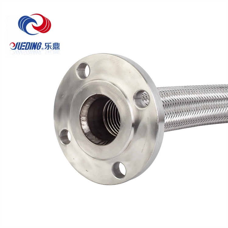 Stainless Steel Threaded Flexible Hose Joint with Wire Braids