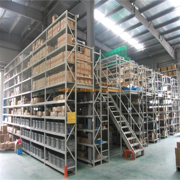 Warehouse Steel Mezzanine Floor Rack System Storage Rack Mezzanine