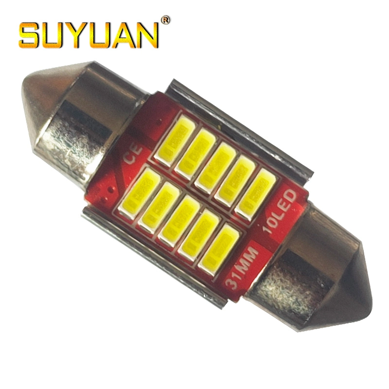 Auto Lighting System LED Bulb Festoon 4014 12SMD 31mm 36mm 39mm 41mm Car C5w Reading Light LED License Plate Lamp