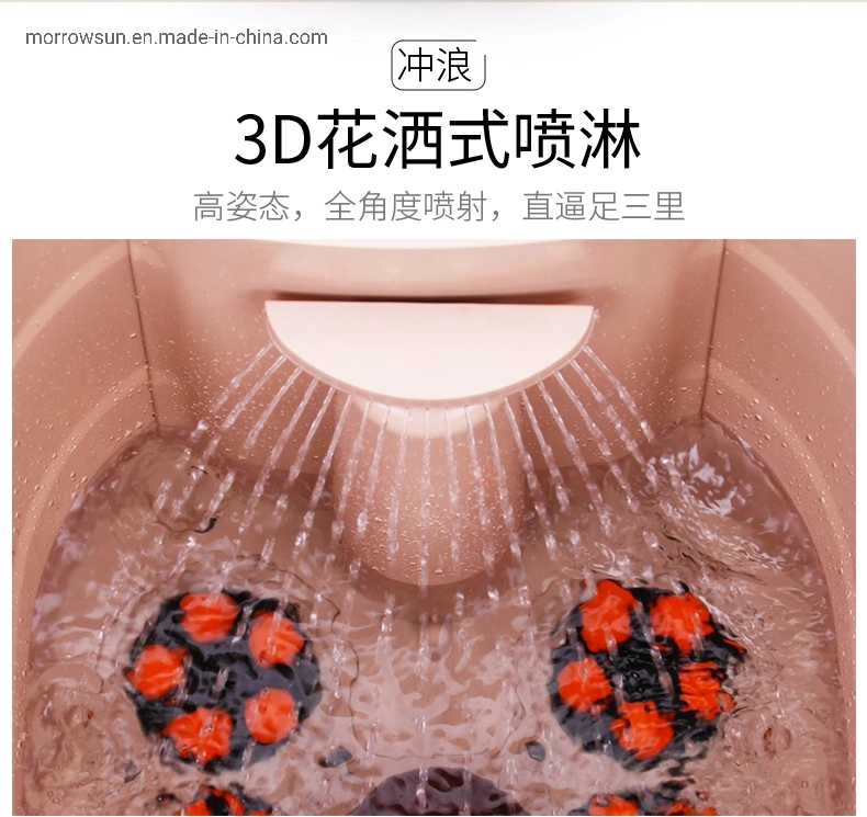 Luxury Portable Electrical High Bucket Shiatsu Infrared Therapy Roller Air Массажный комбайн для ног Bubble foot SPA Foot Bath