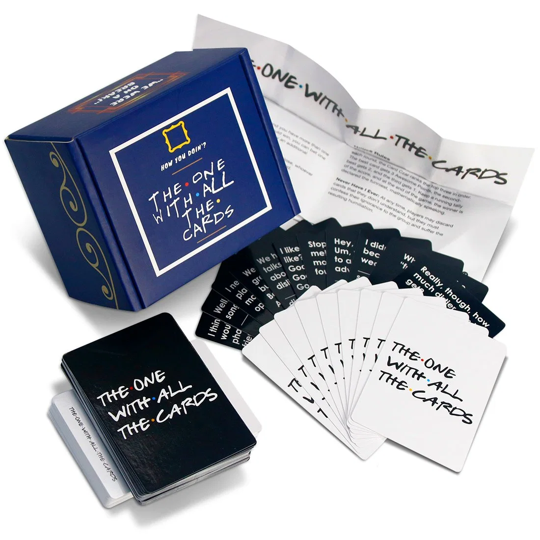 Custom Printing Best Personalized Waterproof Paper Kings Fish Card Game