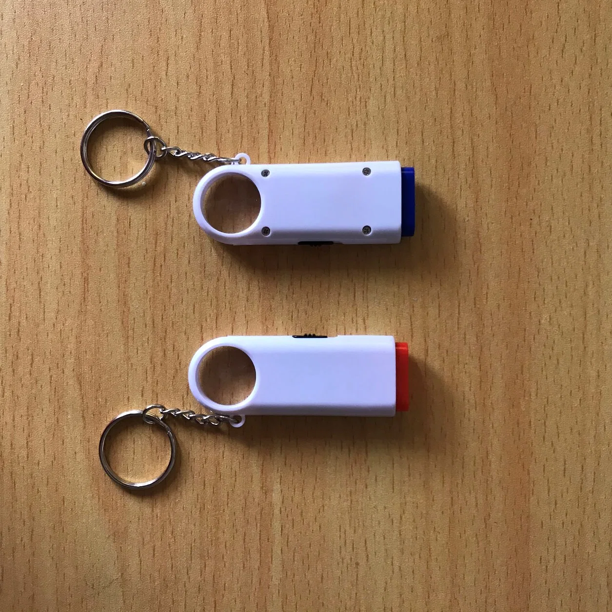 Promotion Gift LED Light Keychain with Magnifier