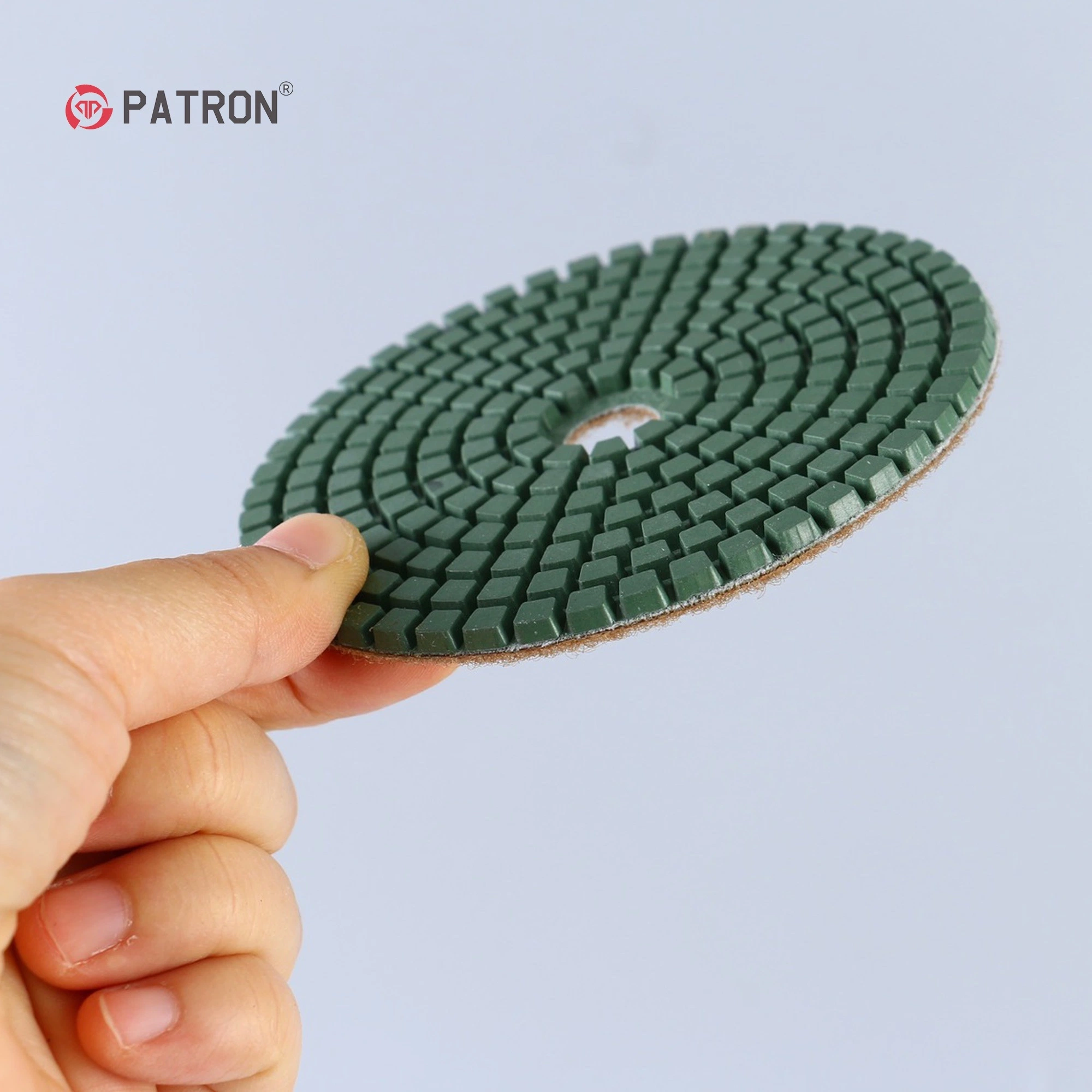 Diamond Wet Grinding Sheet Foreign Trade Spiral Polishing Pad Stone Soft Grinding