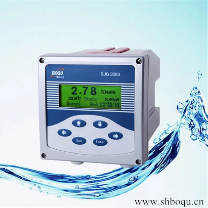 Sjg-3083 El tratamiento de agua alcalina el analizador de concentración de ácido en línea