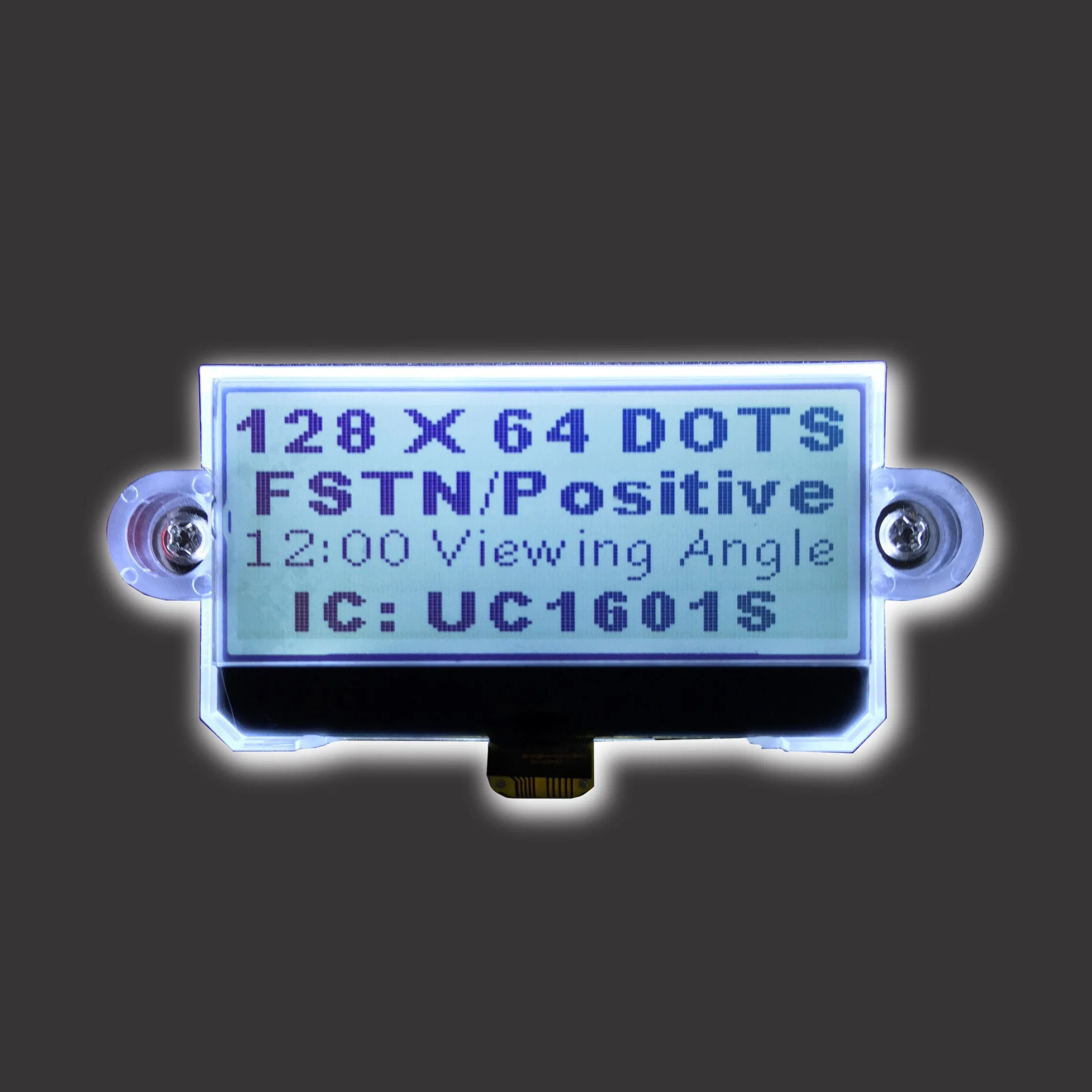 12864 Dots Small Size 3V Serial Parallel Liquid Crystal Display LCD Module