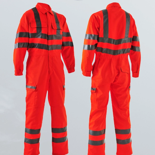 Le pétrole et gaz Coverall uniformes bleu Workwear Pantalon Pantalon réfléchissant les vêtements de travail