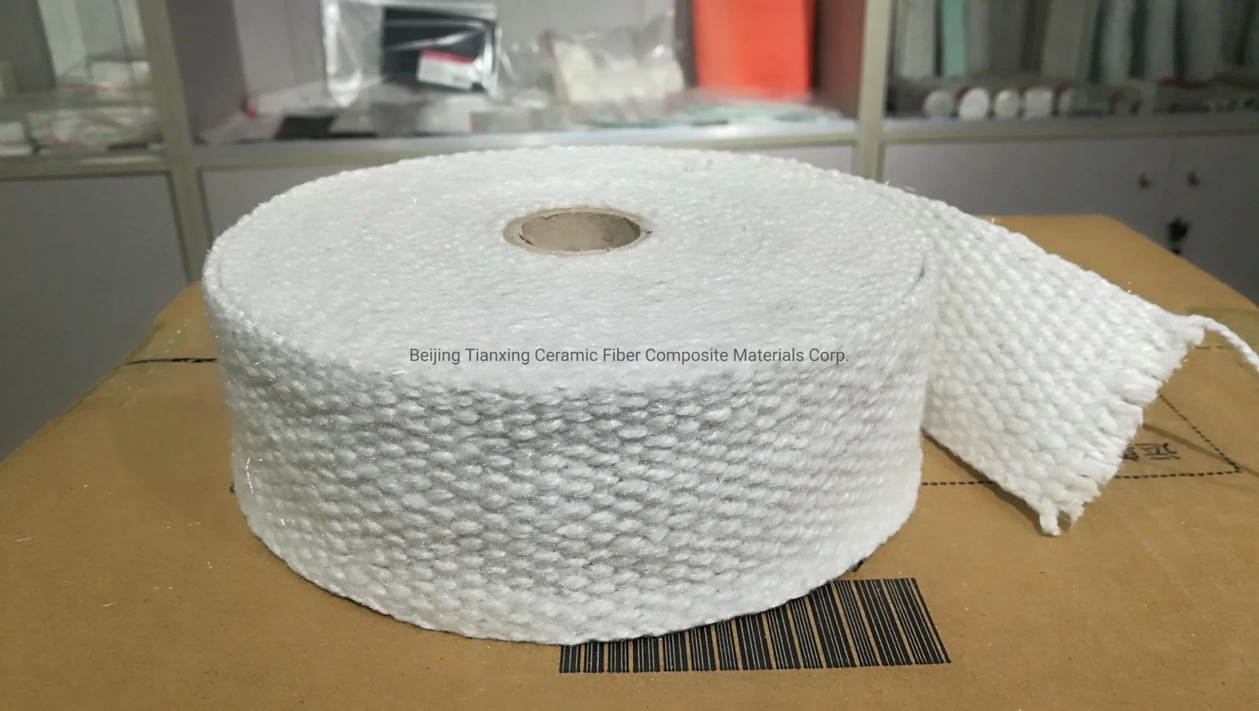 Ceramic Fiber Woven Tape for Pipeline Covering in High Temperature