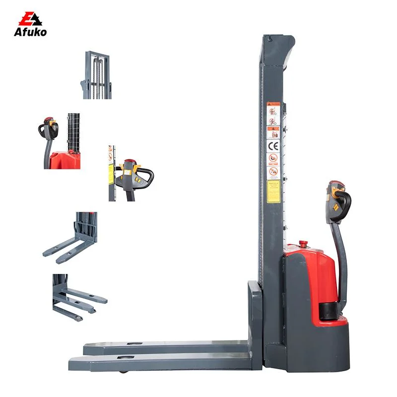 Electric Forklift Electric Powered Pallet Stacker 2 Ton Hydraulic Hand Pallet Truck Fork Lift