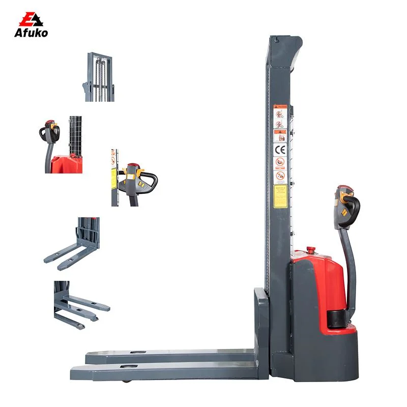 Carretilla elevadora Eléctrica apiladora de palets de 2 toneladas hidráulica mano Carretilla elevadora de palets