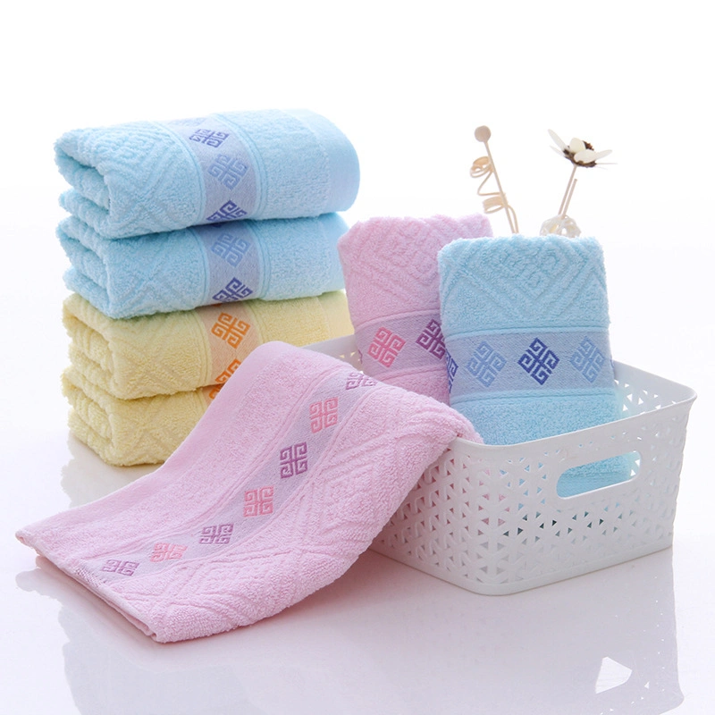 China Wholesale/Supplier 100% Cotton Colorful Hand Face Towel Plain Design Thick Bath Towel Set