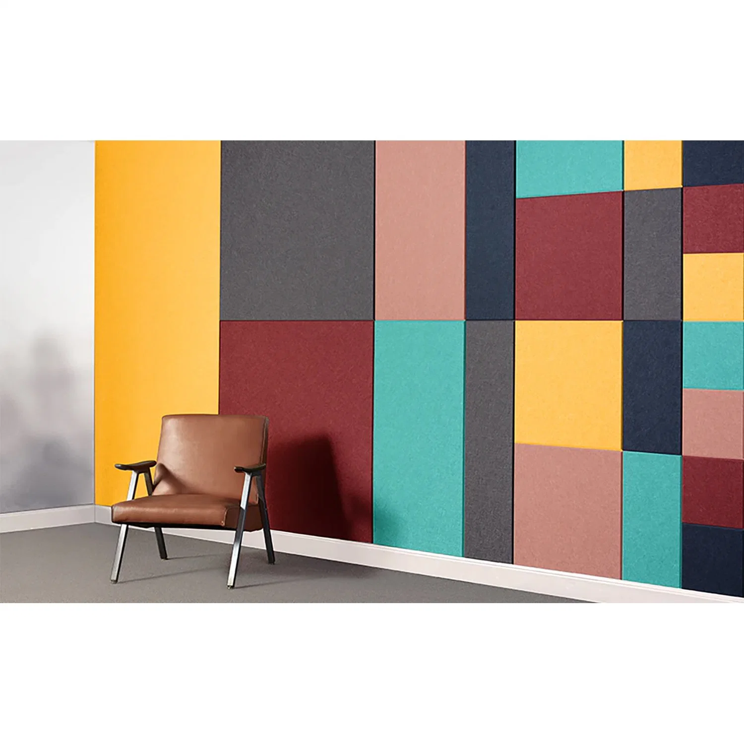 Neues Produkt Schallabsorption Material Board Pet Acoustic Wall Panel