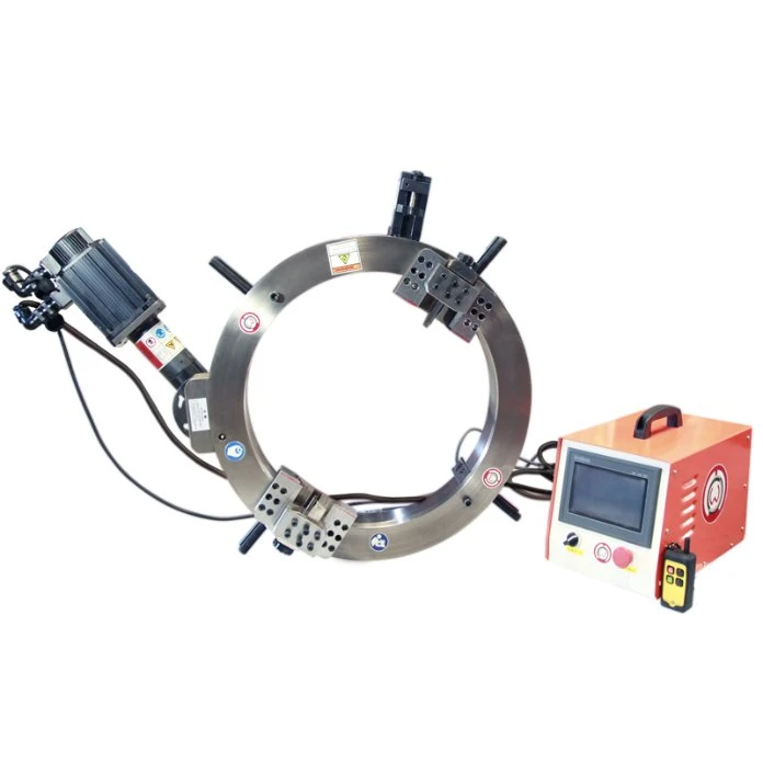 Externe Clamp elektrische hydraulische CNC-Rohr Abschräge und Schneidemaschine Ausrüstung