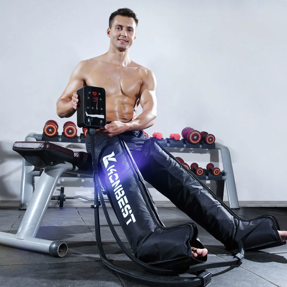 6 Machine de massage par pression PRO Presoterapia Pantalons de récupération sportive Équipement Système de thérapie Circulation sanguine Bottes de compression d'air