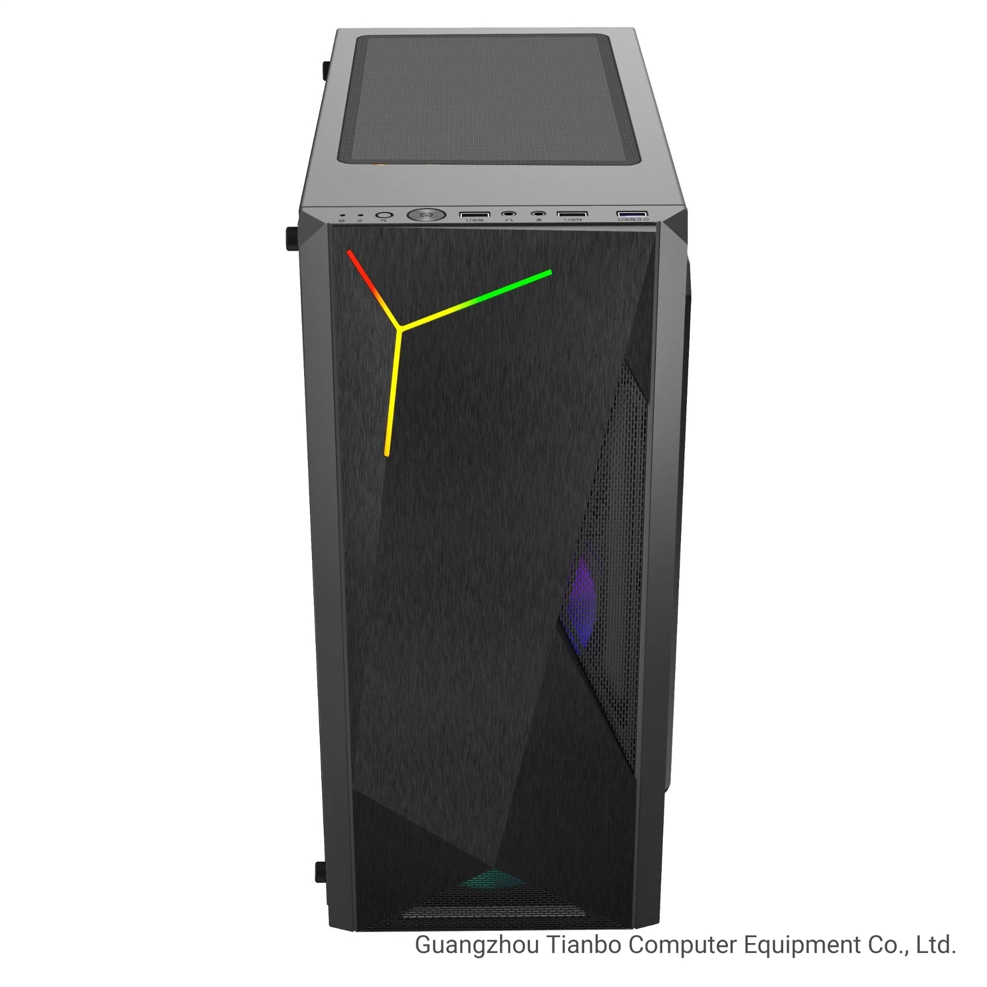Gaming Computer Case with Fashion RGB Strip and Fans ATX PC Case