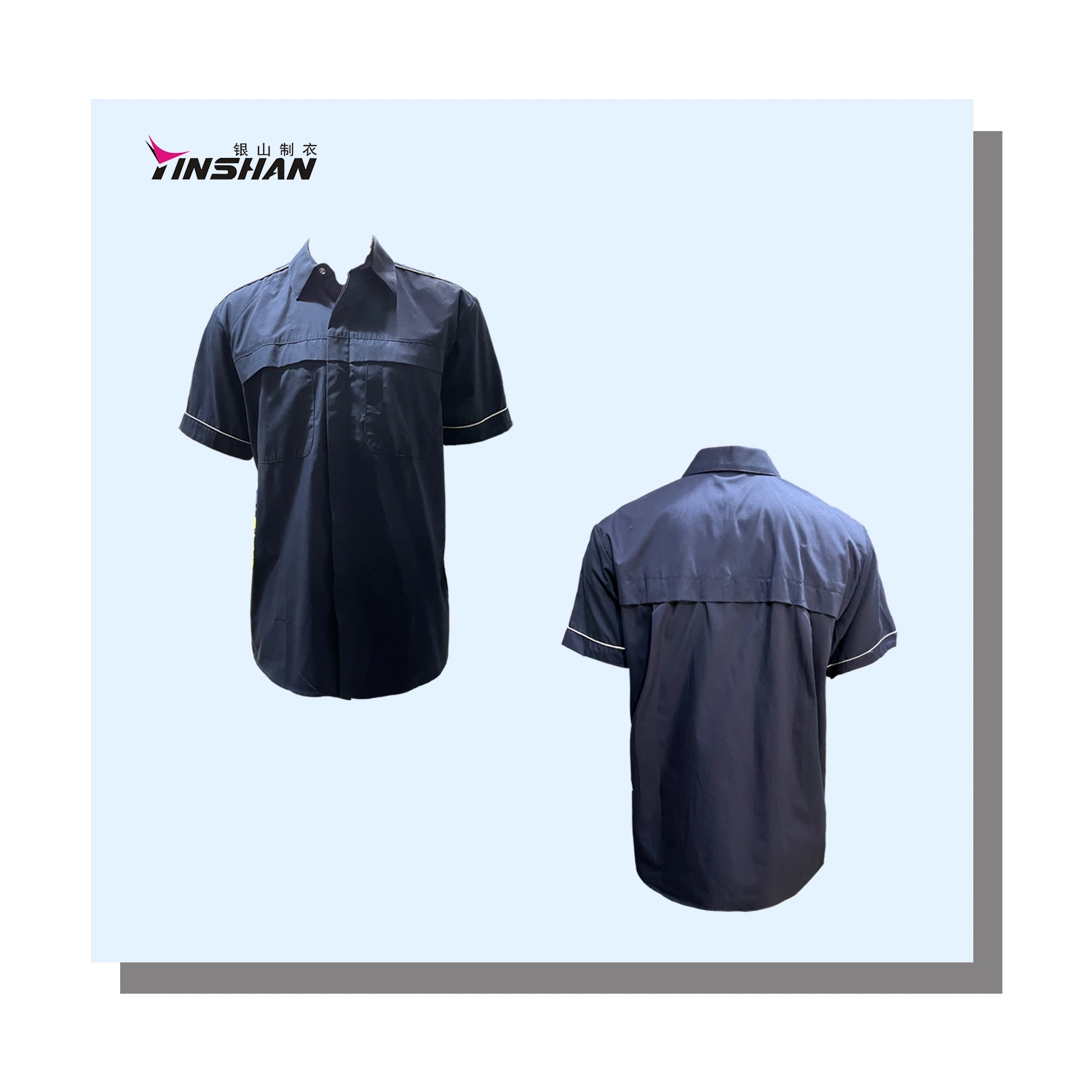 Short Sleeve One Piece Latest Unisex Engineer Workwear Work Suit Custom