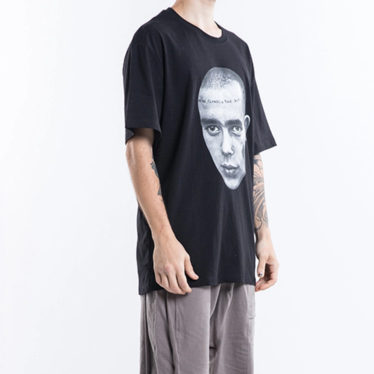 High quality/High cost performance  Oversized Custom DTG Print Drop Shoulder Tshirt