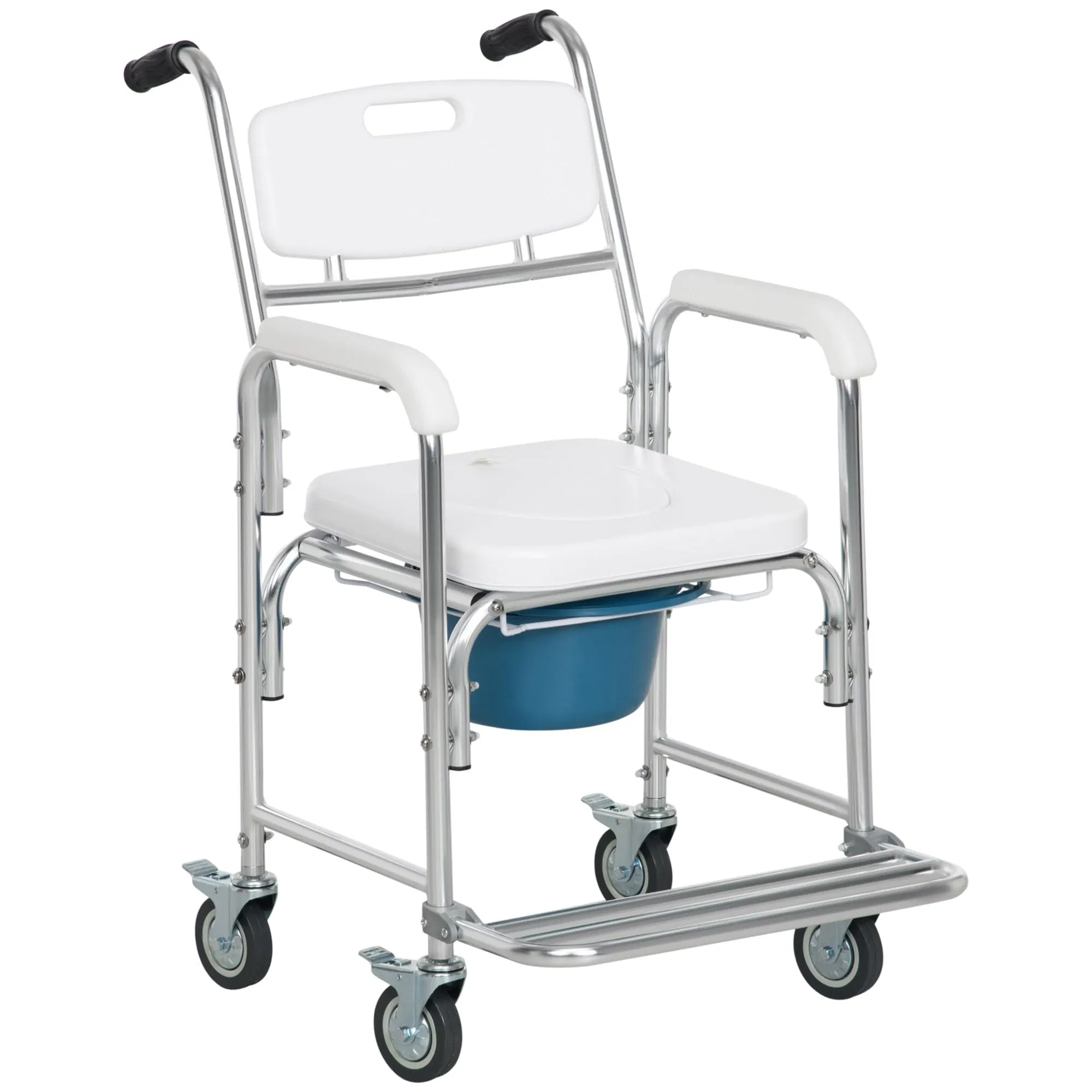 Opcional Brother Medical Wheelchair Productos transferencia de pacientes silla de ducha Commode Con la fabricación CE