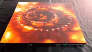 P3.91mm Stage Interactive Dance LED Floor Screen, Full Colour LED Display Project