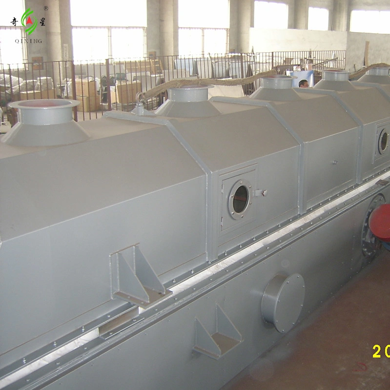 Continuous Animal Feed Vibrating Fluidized Bed Dryer for Zeolite