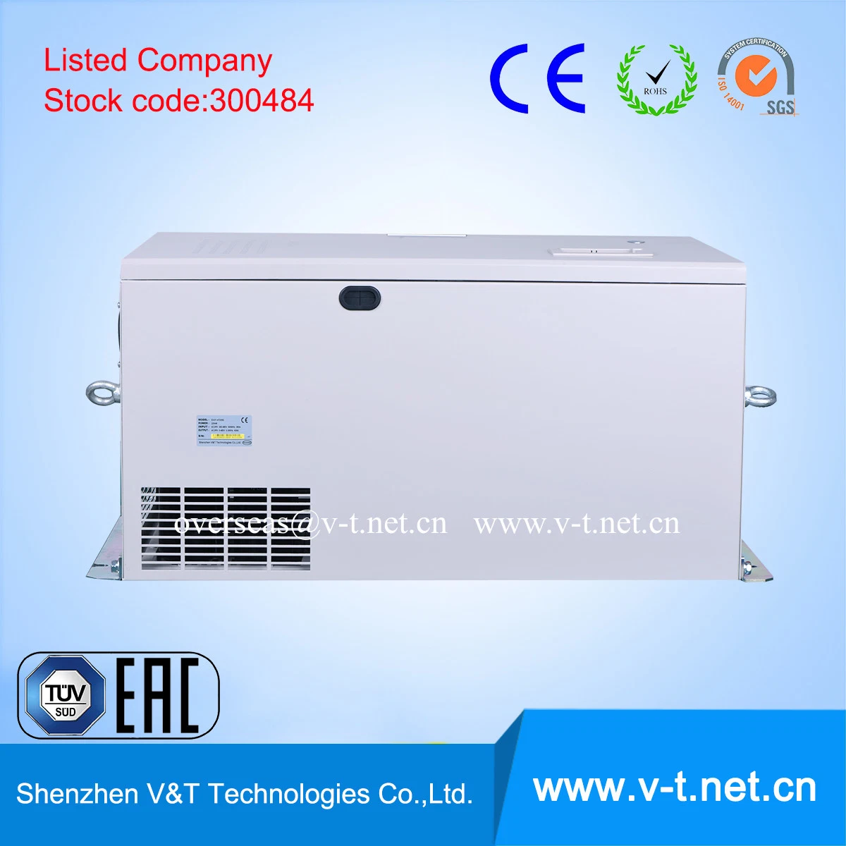 V&amp;T V6-H 132 a 220Kw mercado extranjero Super Venta/Alto rendimiento VFD/VSD