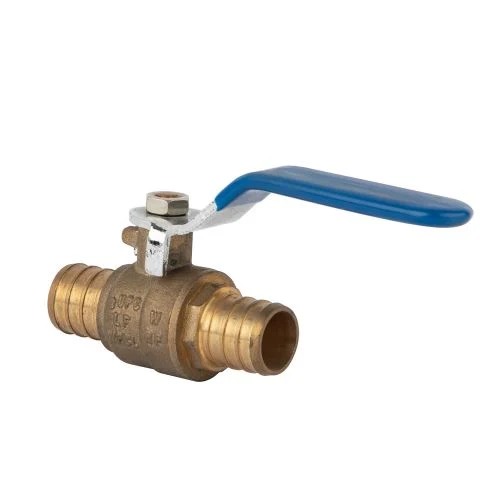 1/2 Inch Pex Brass Full Port Shut off Ball Valve Hot and Cold, Lead Free Brass Upc Certified-10 Pieces