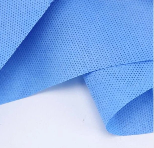 Blue SMS Nonwoven Fabric Use for Disposable Surgical Gown