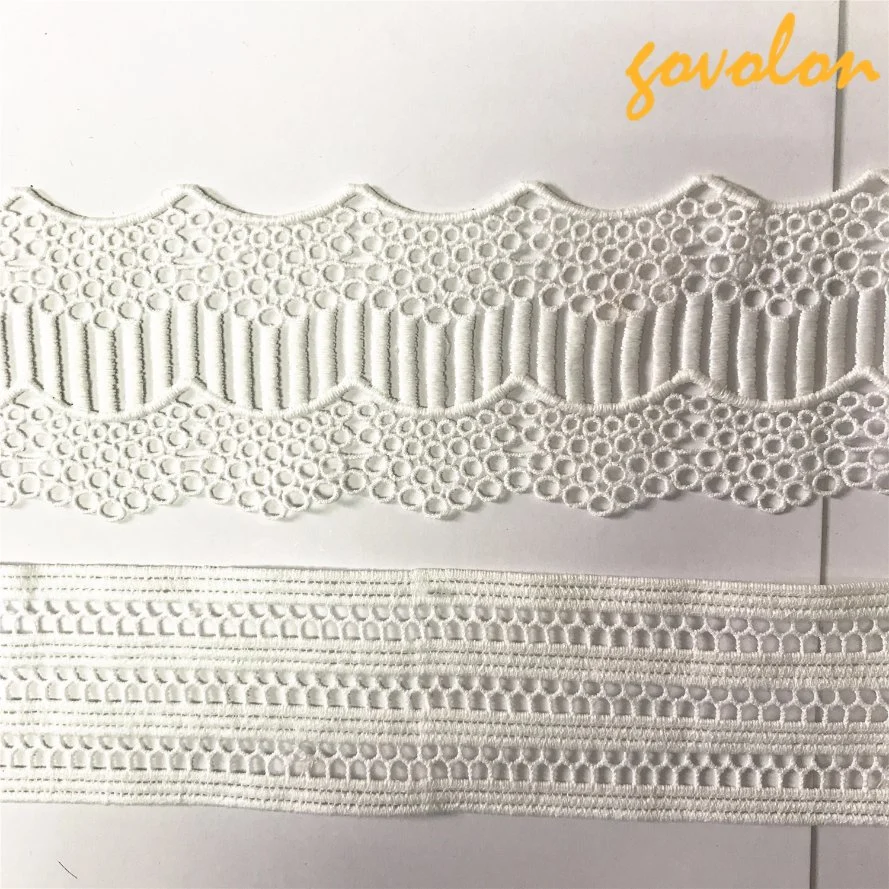 Fashion White Pattern Lacetrims