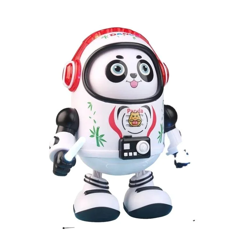 2023 Nueva Danza y Canto espacio eléctrico Panda Swinging Juguetes de Regalo para niños Juegos para niños Rolling Panda Toys