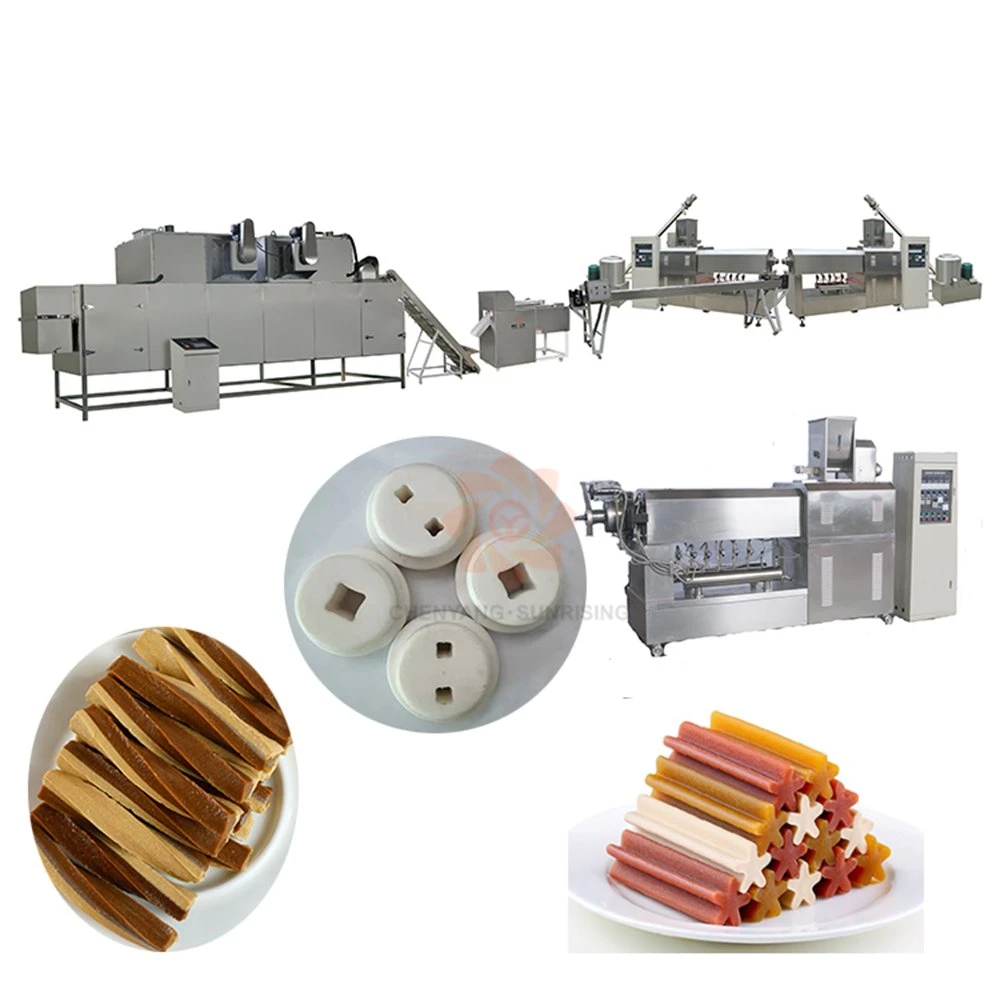 Convenient Chewing Pet Food Processing Machine Easy Operation Pet Food Sample Machine Line