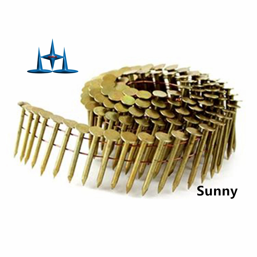 Eg Smooth Roofing Coil Nails 1" Collated Roofing Coil Nails 120 X 60 Carton Eg Asphalt Roofing Coil Nails