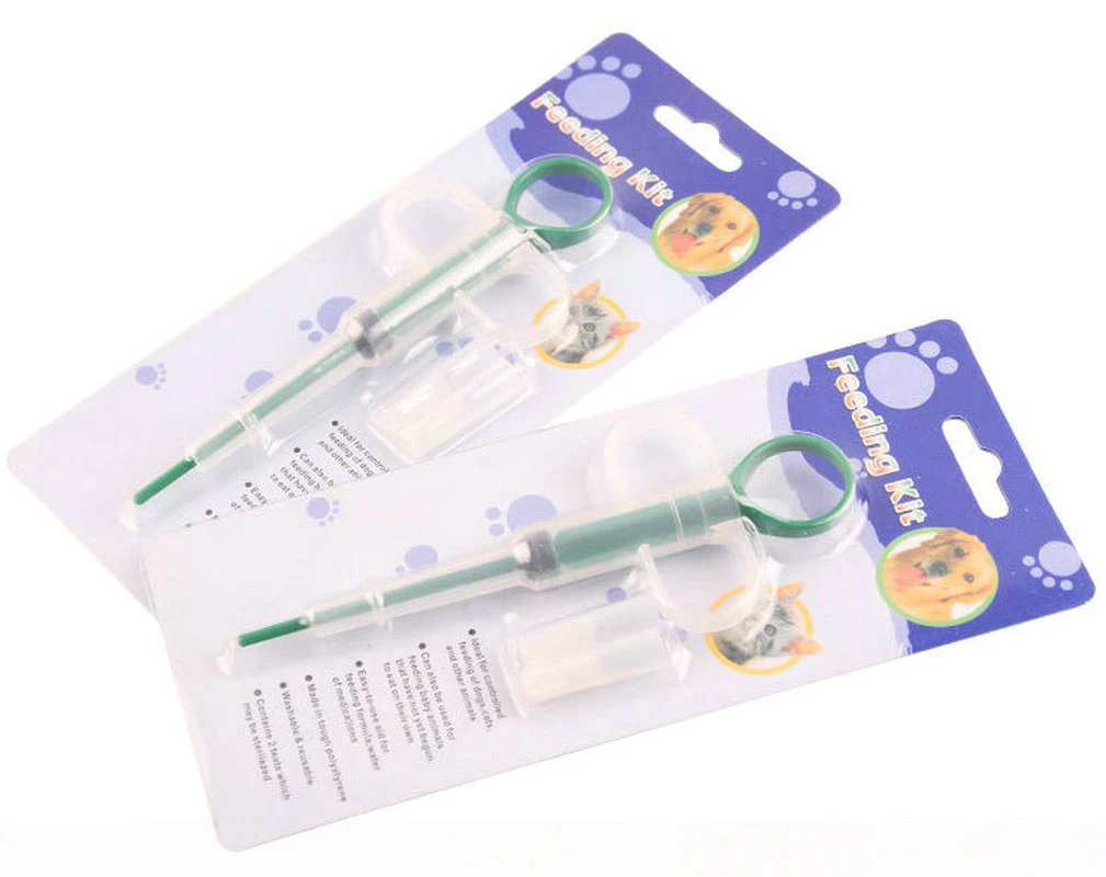 Pet Piller Gun Dog Pill Shooter Cat Tablet Soft Tip Syringe Pet Medical Feeding Dispenser Tool for Small Animal Wbb12521