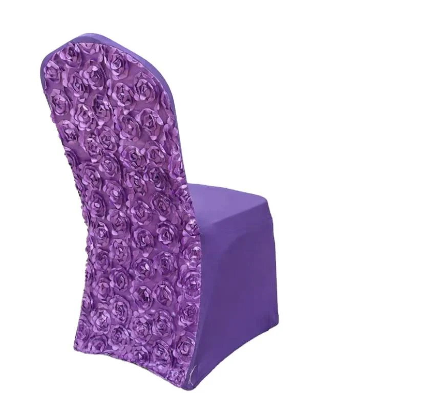 Luxury High Stretch Spandex Chair Cover Wedding Event Supply Elegant Banquet Chair Cover