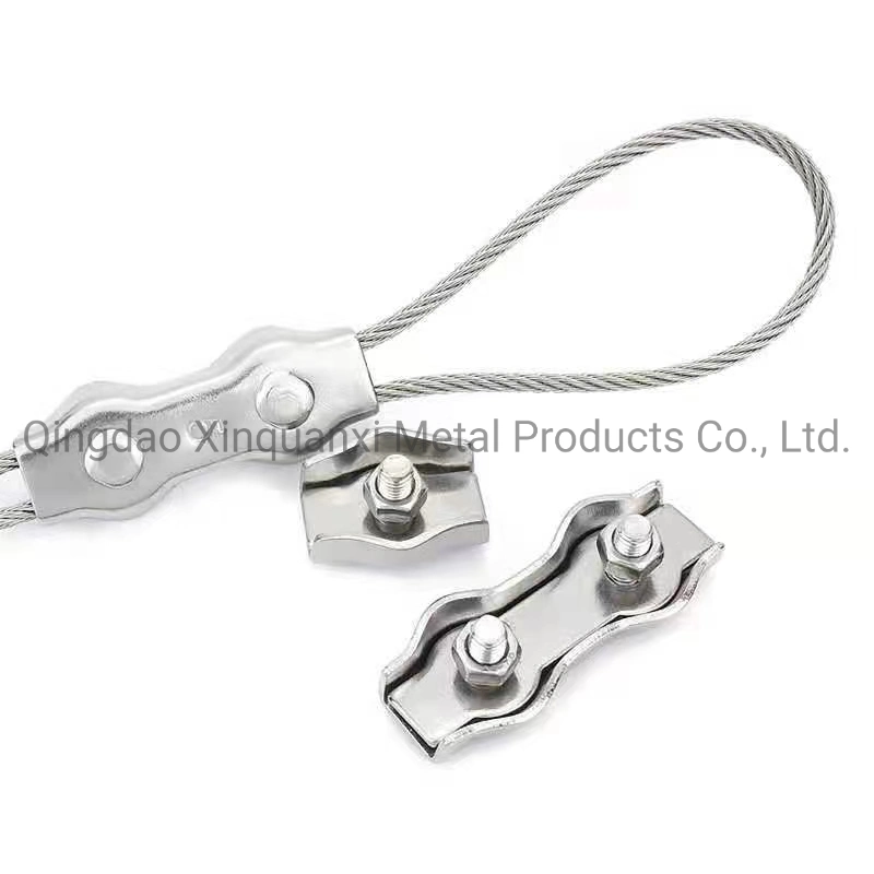 Cable Clamps Stainless Steel Wire Rope Clamp Duplex Wire Rope Clip