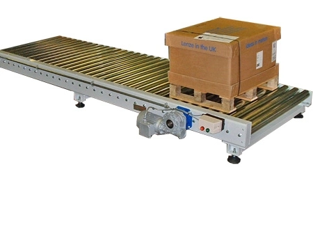 Logistic Transport Manufacturing Driven Small System Boxes Roller Conveyor Stationary Radius Roller Table Conveyor System