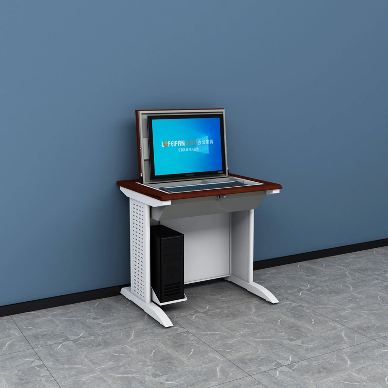 LCD Monitor Rolled Flip up Computer Desk Foldable Computer Desk