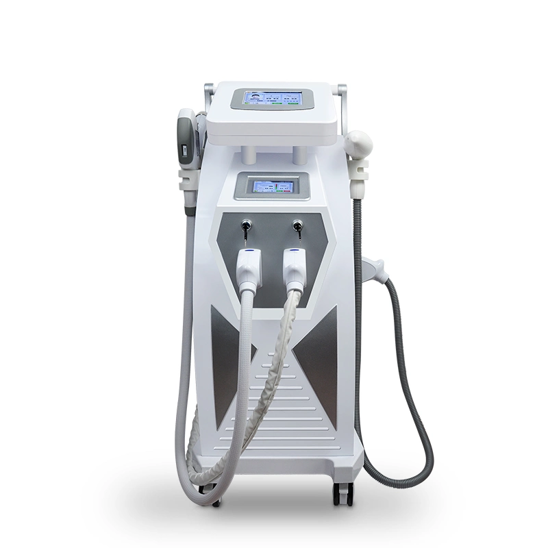 Beauty Machine of 3 in 1 Skin Rejuvenation E-Light IPL RF + ND YAG Laser Multifunction Equipment