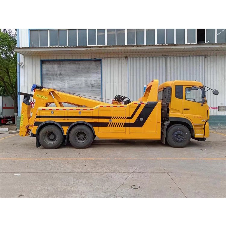 Dongfeng 6X4 Heavy Duty Wrecker Truck Emergency Road Rescue Tow Vehicle for Sale