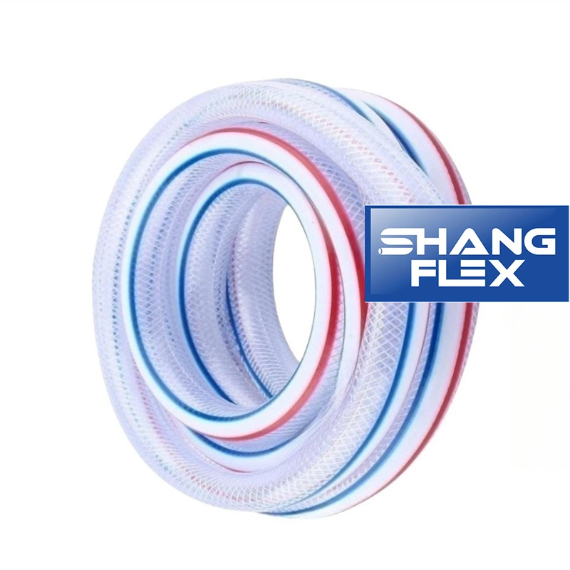 Flexible en PVC souple haute pression transparent pour l'air et l'eau Livraison
