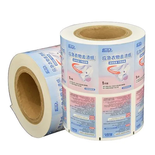 Disinfection Wet Wipes Packaging Aluminum Foil Paper for Povidone-Iodine Wipes