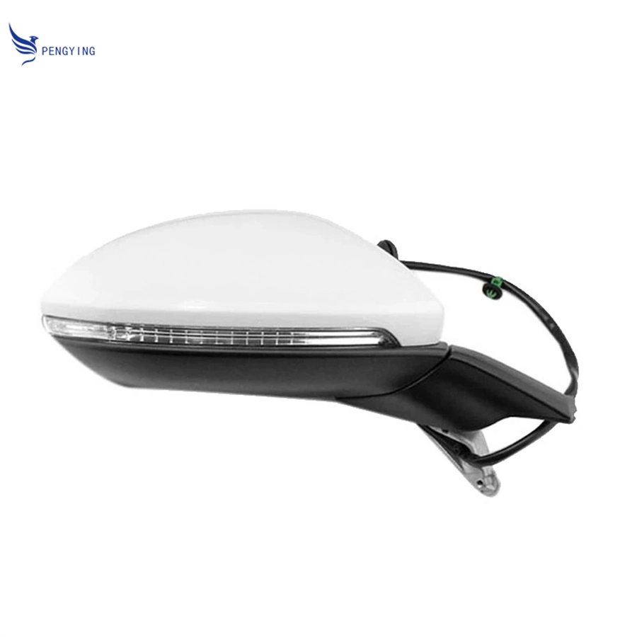 Car Electric Folding Rearview Mirror Assembly Heating Mirror with Light for Volkswagen Polo 2015 OEM 6ru857508p