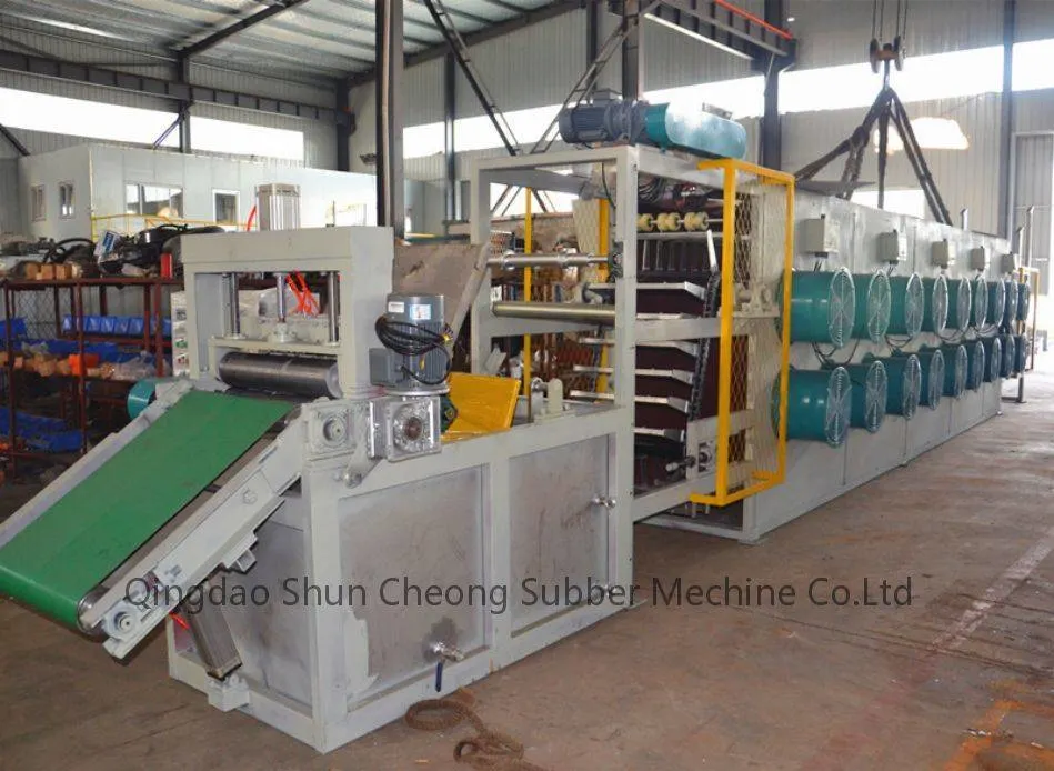 Hot Sale Floor-Standing Type Rubber Film Cooling Machine/Rubber Sheet Cooler