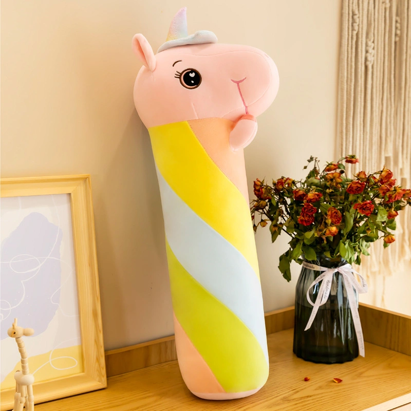 Giant Colorful Unicornio Animal relleno almohada Plush mejor regalo de juguete Moda juguetes decoración del sueño ICTI