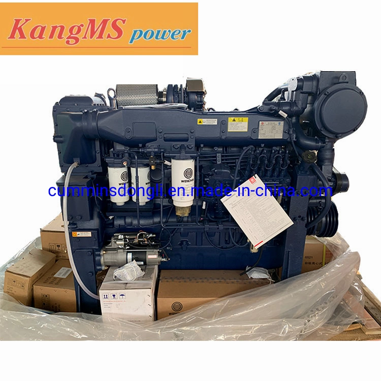 Chinese Marine Diesel Engine 300HP 330HP Water Cooled Weichai Marine Engine Supplier