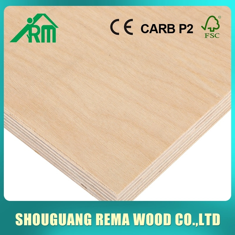 1220*2440*18mm Poplar Natural Veneer/Melamine Faced/Marine Plywood for Nigeria Kenya Market