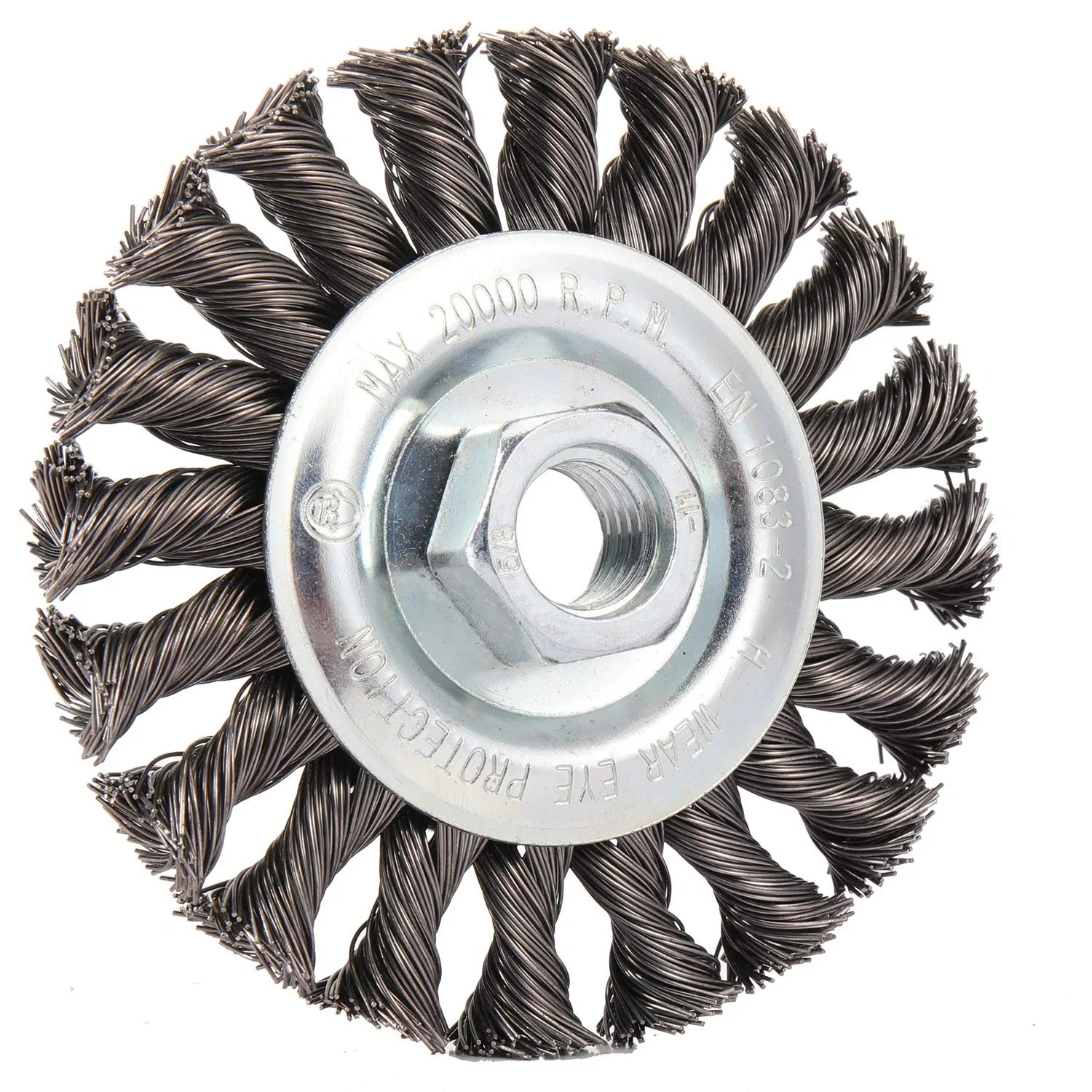 Twisted Wire Wheel, Wire Wheels Brush Perfect for Removal of Rust/Corrosion/Paint