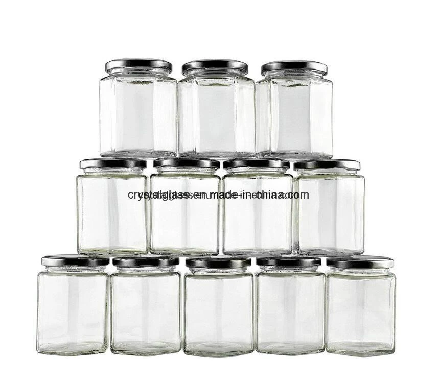 Factory Supplier Empty Honey Glass Jars Food Container 8oz