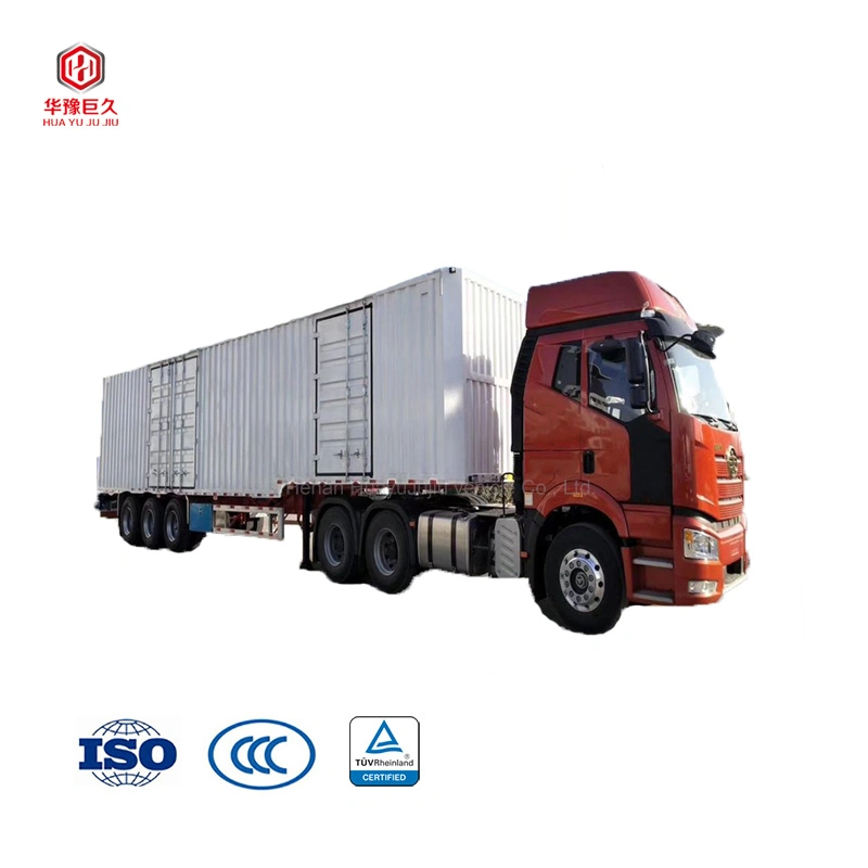 Best Selling in Southeast Asia Cheap 20/40/50t Dry Van Trailer /Box Enclosed Trailer /Truck for Sale From Chinese Manufacturer