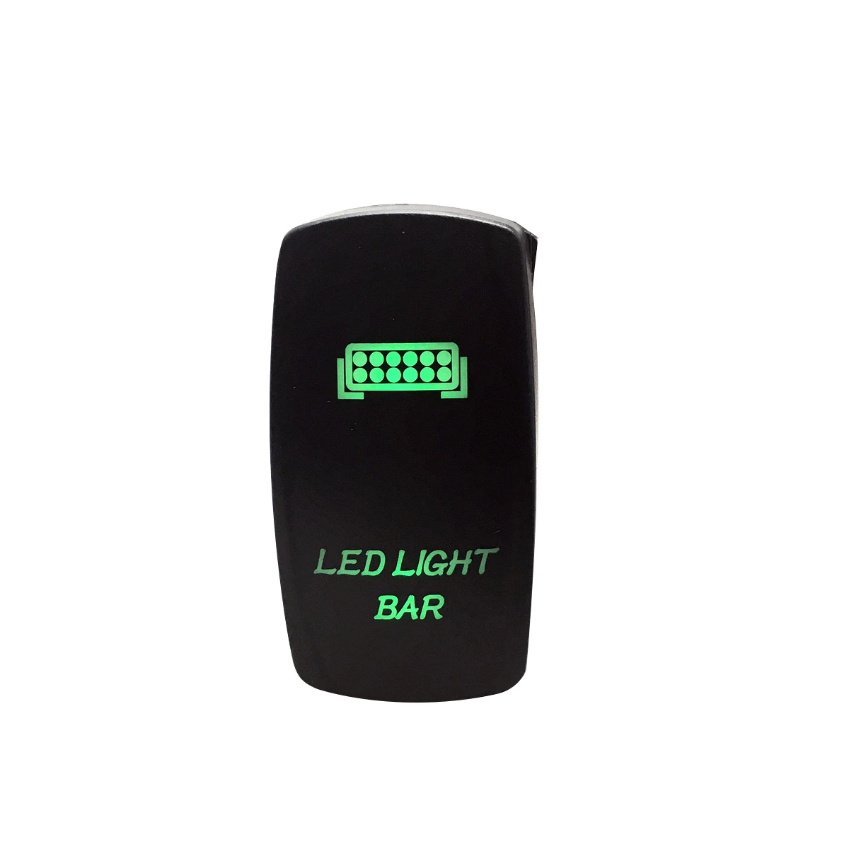 on-off 5 Pin Dual Blue LED Light Bar Symbol Waterproof Toggle Laser Marine Rocker Switch for Car Boat Marine RV