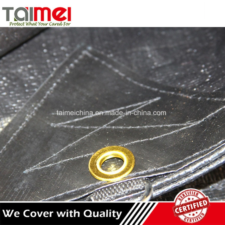 Waterproof Material Black D-Ring Tarp