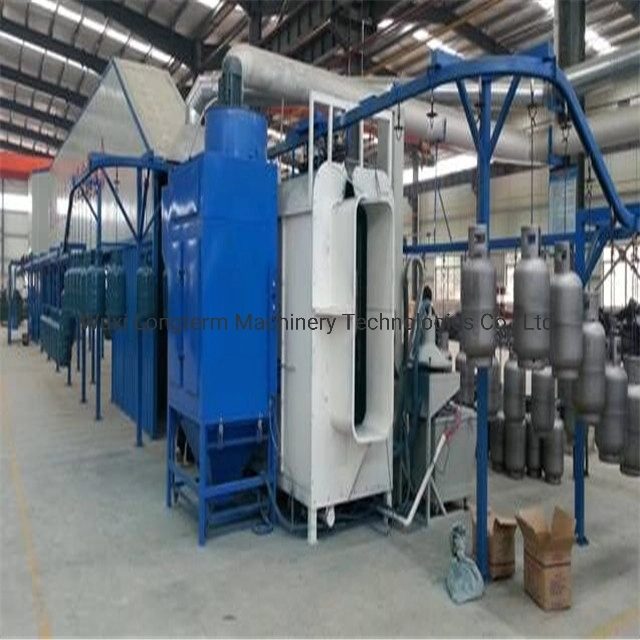 High Performance Dust-Free LPG Gas Cylinder Powder Coating Line / Powder Coating System,